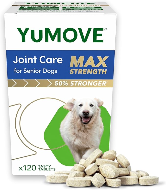 YuMOVE Max Strength Joint Supplement for Senior Dogs 120 tablets
